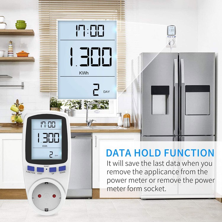Power Consumption Meter with socket